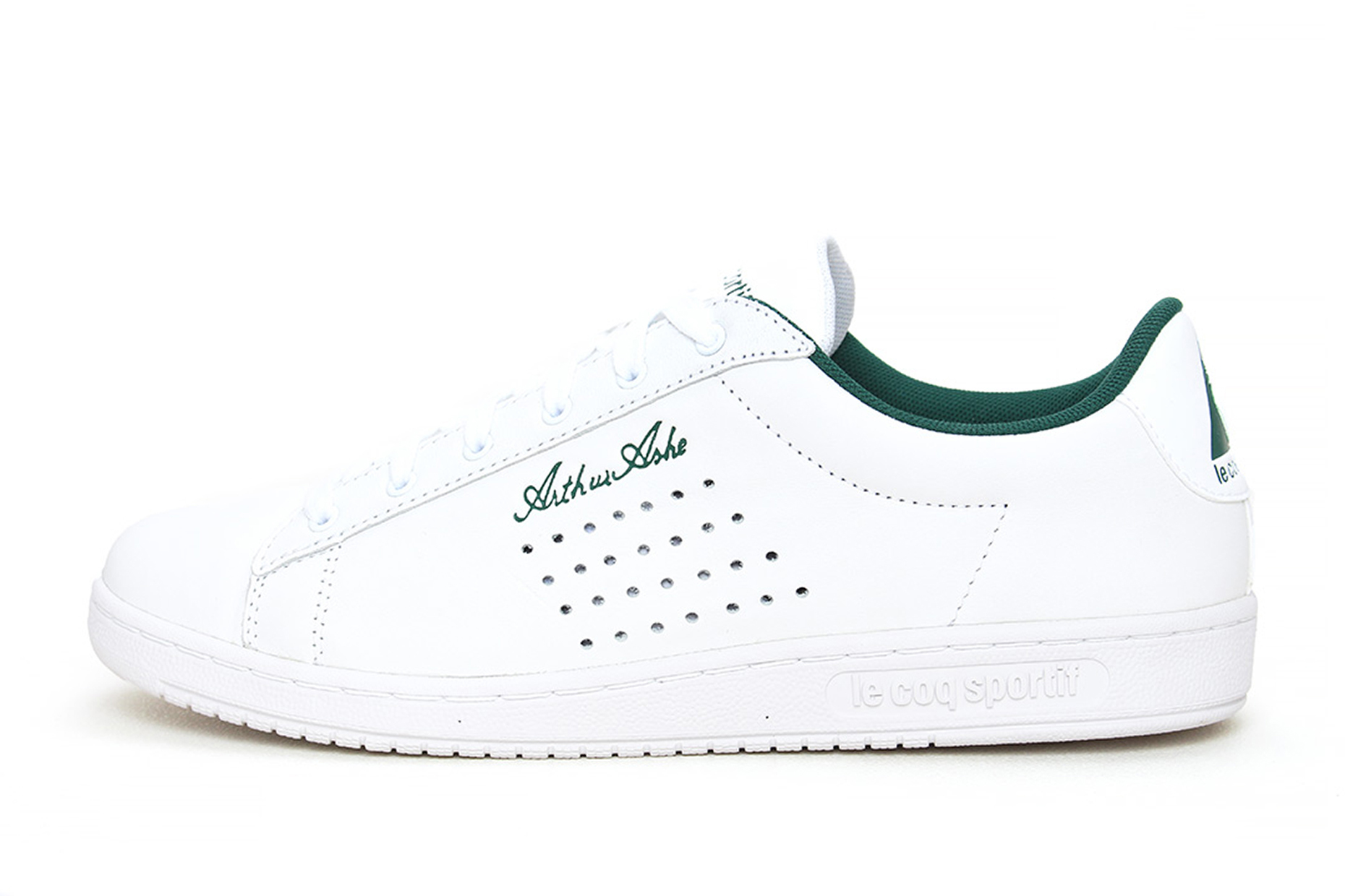 Crazee Arthur Ashe Sport White/Green - PicBlanc